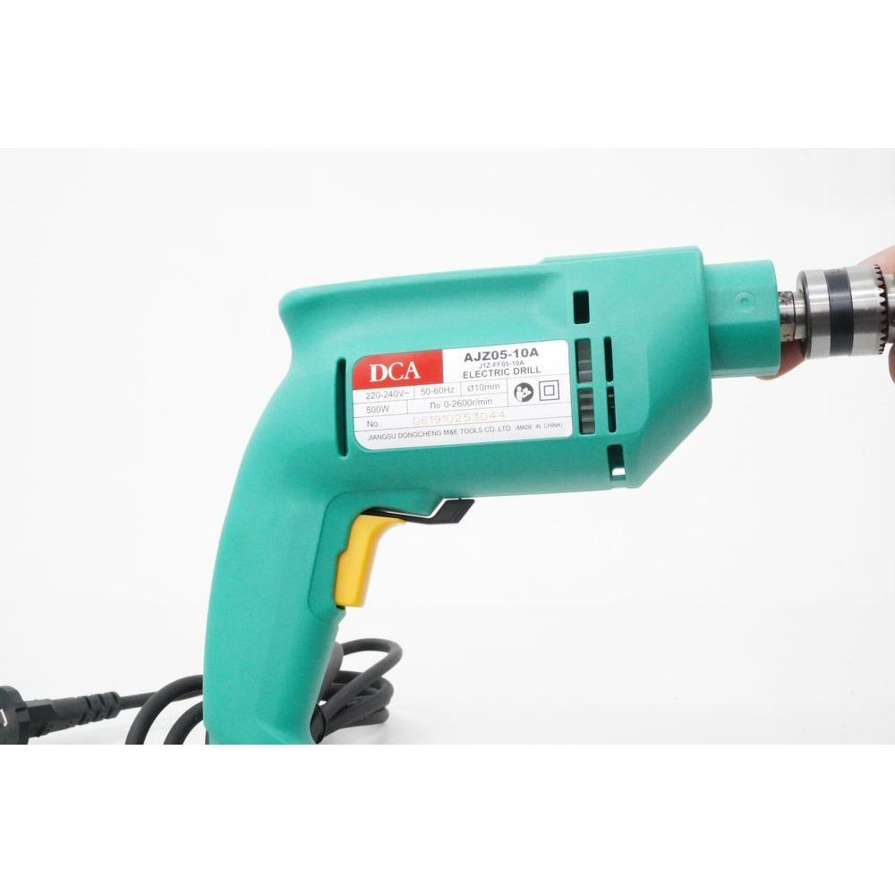 DCA AJZ05-10A Electric Hand Drill 10mm 500W | DCA by KHM Megatools Corp. DCA AJZ05-10A Electric Hand Drill 10mm 500W | DCA by KHM Megatools Corp.